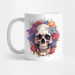 ornate skull Mug